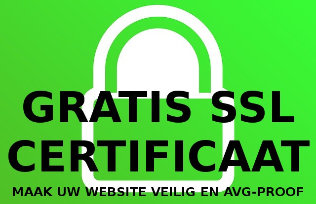Gratis SSL Certificaat AVG geschikt