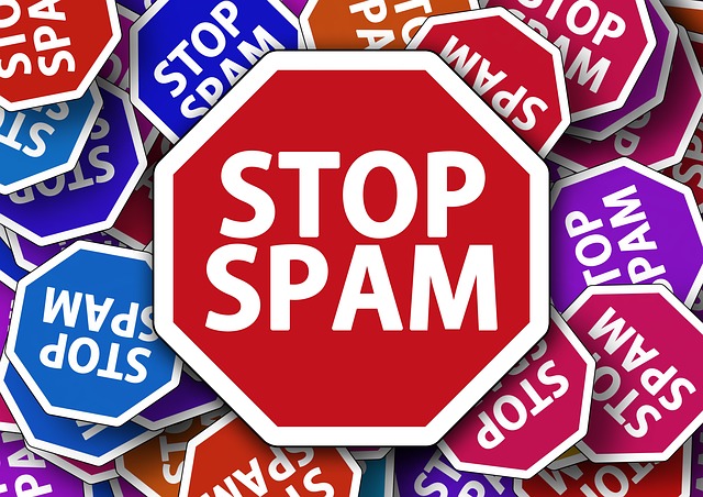 stop verzenden spam email