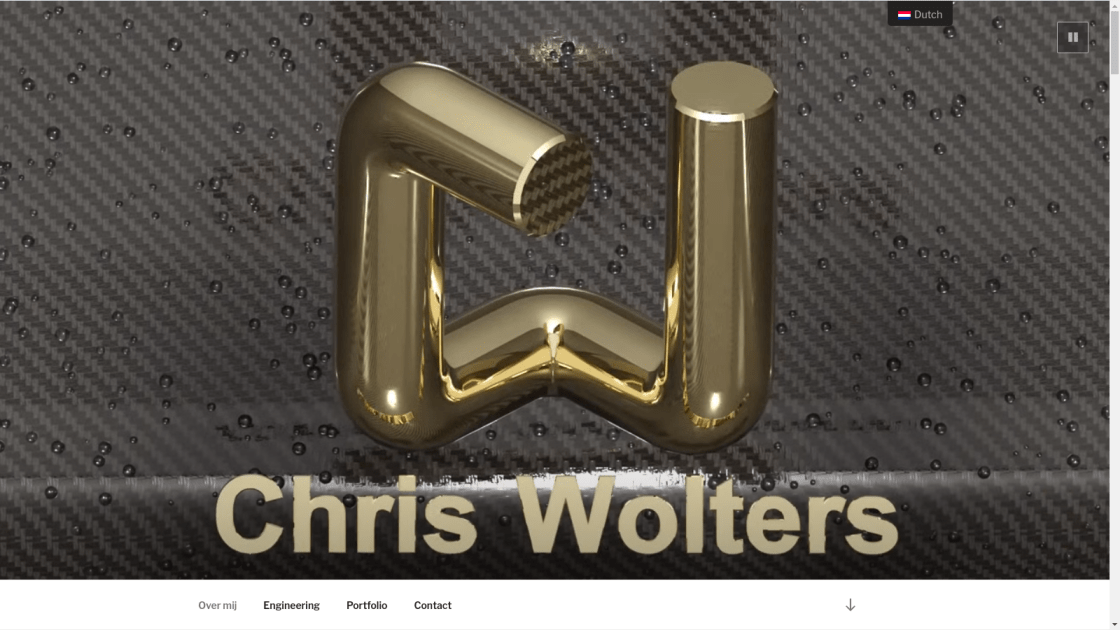 Chris Wolters WordPress website ontwikkeling