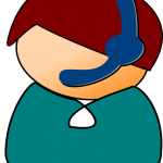 helpdesk en handleidingen callcenter headset Afbeelding van Clker-Free-Vector-Images via Pixabay