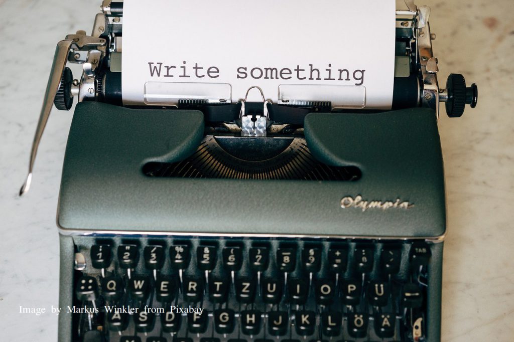 blogger schrijfmachine schrijven website maken