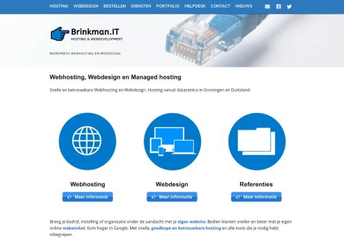 nieuwe website brinkhost webhosting en design