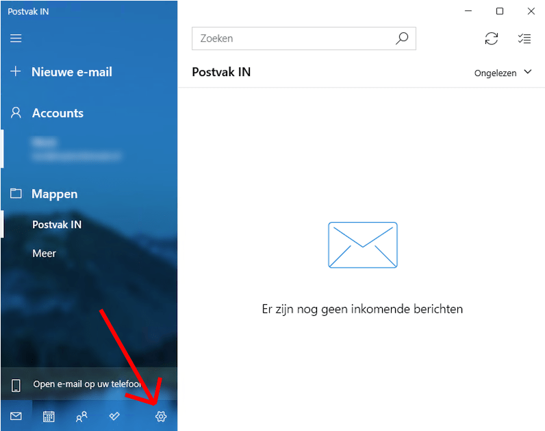 email instellen windows 10