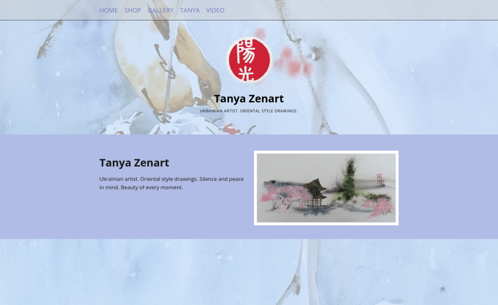 Tanya Zenart - Ukrainian artist