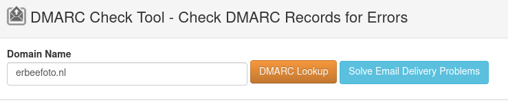 DMARC Check Tool - Domain Message Authentication Reporting Conformance Lookup - MxToolBox